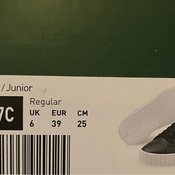 Girls Blk/white/pink puma sneaker - Picture 15 of 15